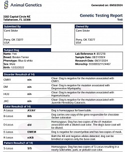 Health testing